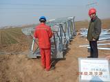 广饶白坞110KV 铁塔组立