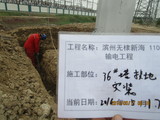 滨州无棣新海输电工程接地安装